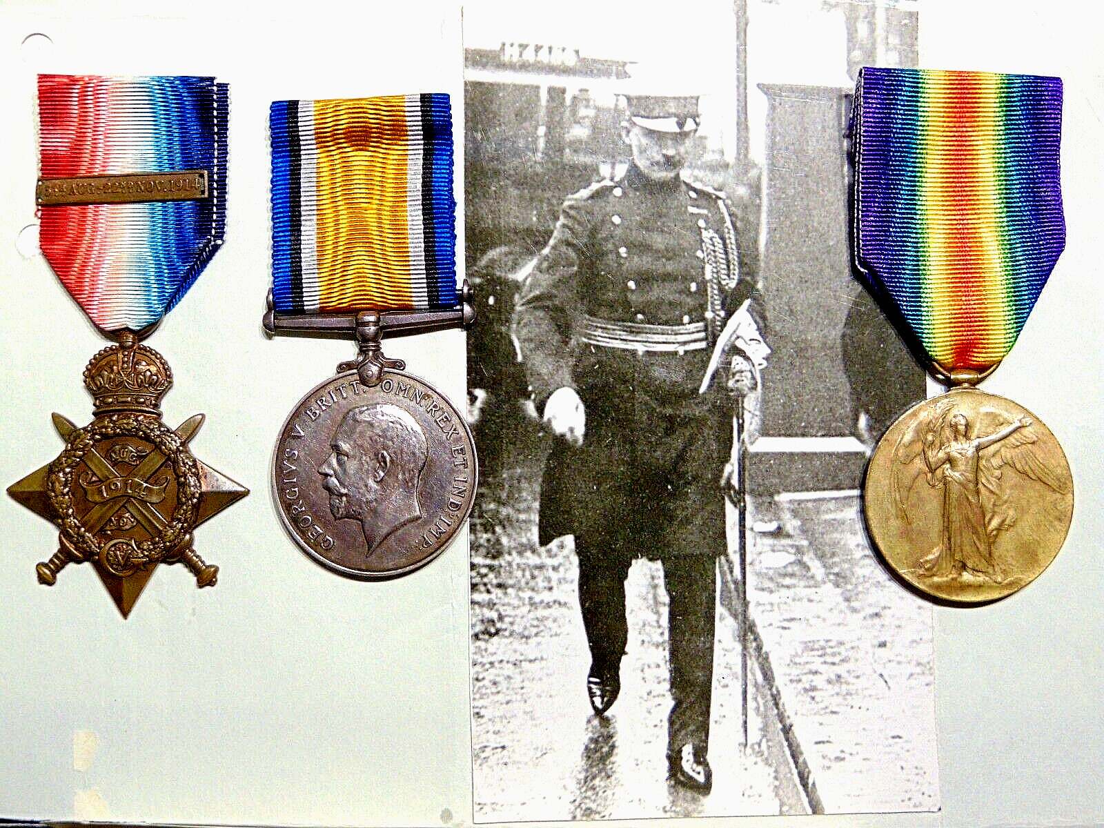 5 Medals Set Lt. Col. B Fitzgerald Cb Ww1 Adc To Viscount Field Marshal French